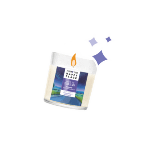 Relax Candle Sticker by FYHP