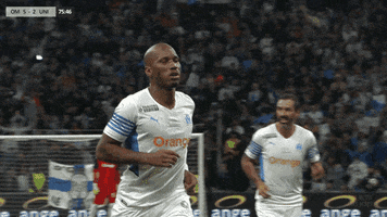 Champions League Celebration GIF by Olympique de Marseille