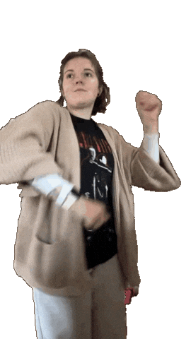 Vibing Sticker by AmyLouCreative