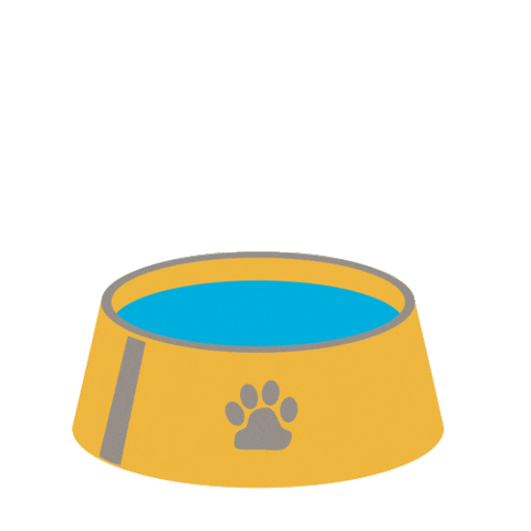 Water Bowl Sticker by VetPartners