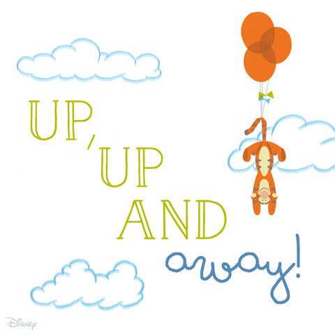 up up and away GIF by Disney