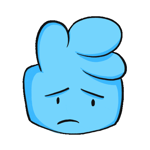 Sad Sigh Sticker