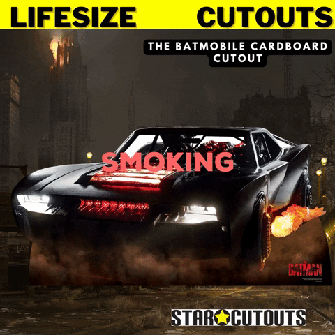 Batmobile Smoking Hot GIF by STARCUTOUTSUK