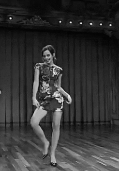 black and white dancing dance lol fun GIF