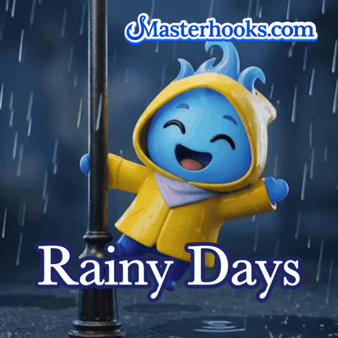 Happy Rainy Days GIF by Masterhooks