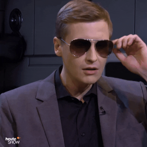 Sunglasses What GIF by ZDF heute-show