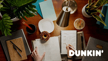 hungry work GIF by Dunkin Coffee