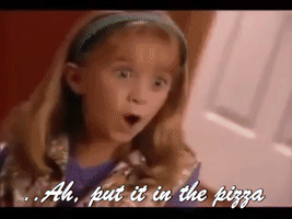 Olsen Twins Pizza GIF
