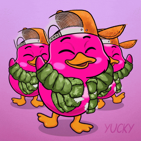 Happy Vibes GIF by Yucky Ducks