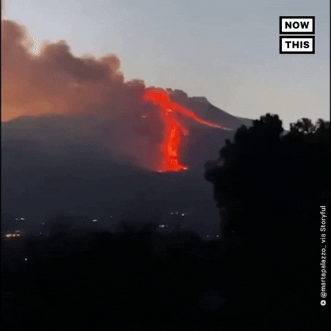 Volcanic Ash Smoke GIF by NowThis