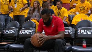 jamming out 2018 nba playoffs GIF by NBA