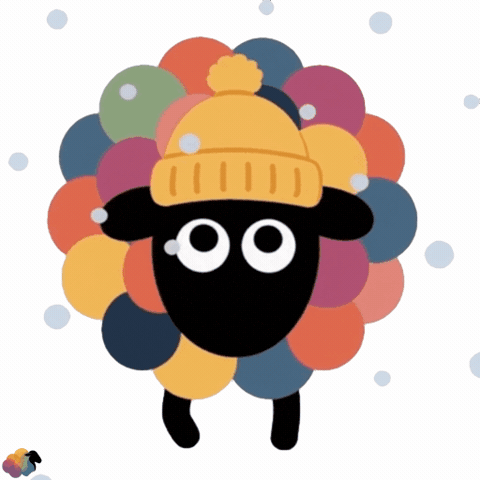 First Snow GIF by ColorSheep