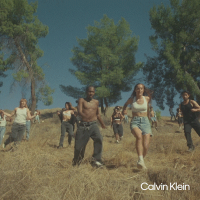 Friends Running GIF by Calvin Klein