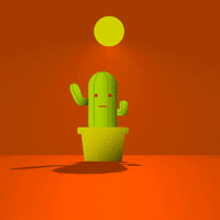 night and day cactus GIF