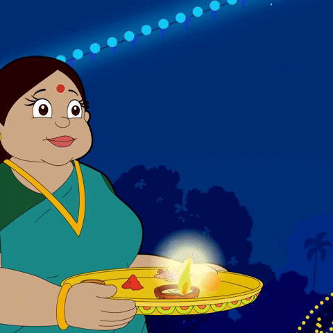Festival Diwali GIF by Chhota Bheem