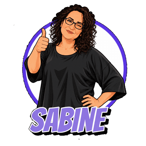 Sabine Sticker by Cajac Tattoo Goes