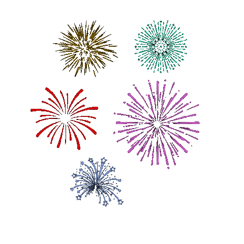 Fireworks Lara Sticker - Find & Share on GIPHY