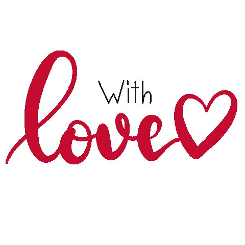 With Love Lettering Sticker by SIMILARES DESIGN
