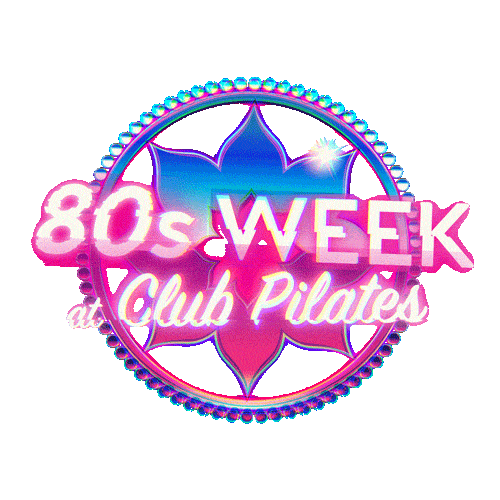 80S Glow Sticker by Club Pilates
