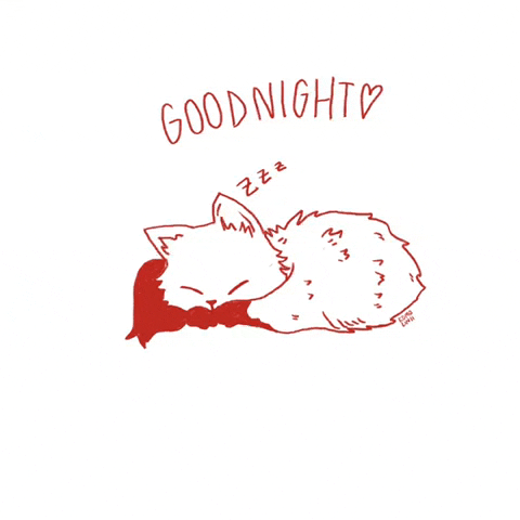 Red Cat Sleeping GIF