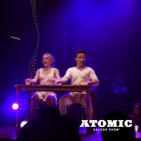 Tap Dancing Table Dance GIF by Spiegelworld