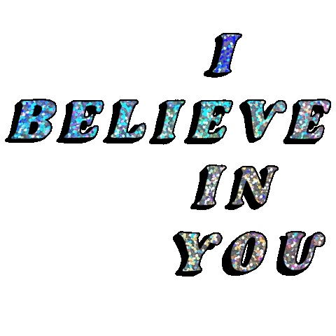 Happy I Believe In You Sticker by Sarah The Palmer