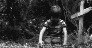 black and white boy scary kid zombie