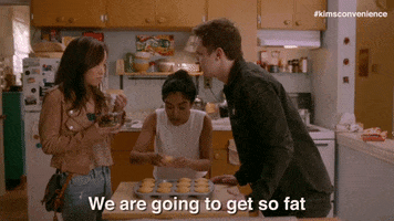 comedy we are going to get so fat GIF by Kim's Convenience