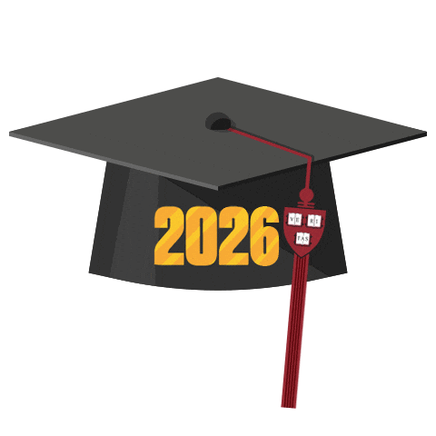 Graduation Sticker by Harvard University