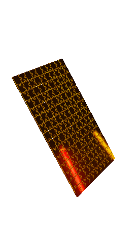 3D Gold Sticker by modelvault3d