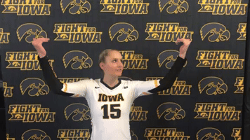 iowa hawkeyes volleyball GIF