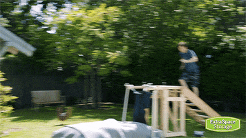 jump pants GIF by Extra Space Storage