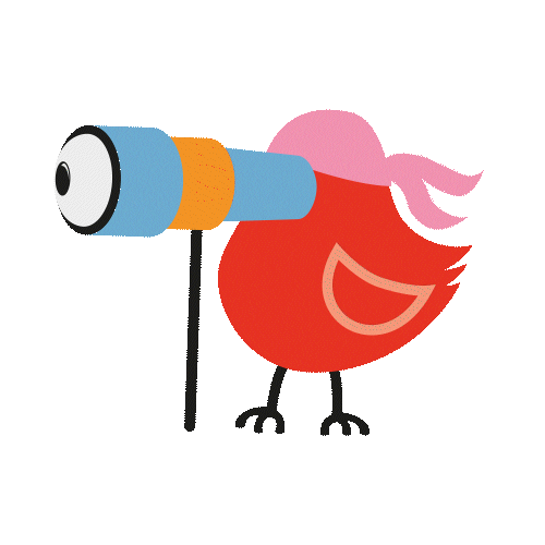 Festival Bird Sticker by Acoustic Lakeside