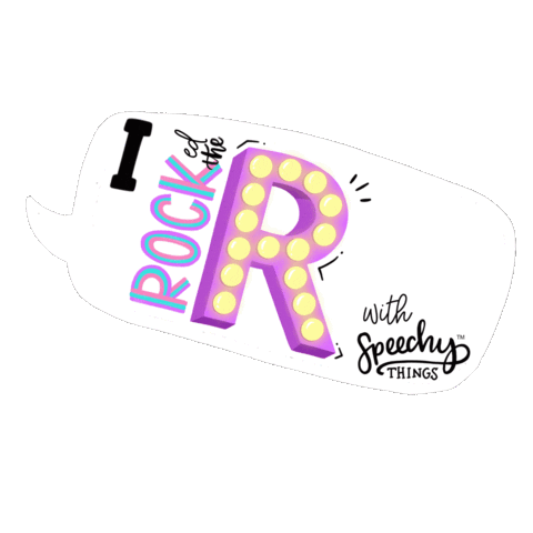 R Speech Sticker by Speechy Things