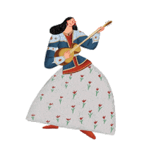 Dress Iran Sticker