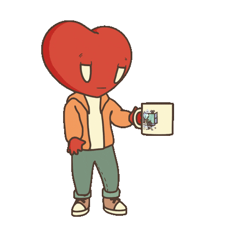 Tired Coffee Sticker by LT3 Creations