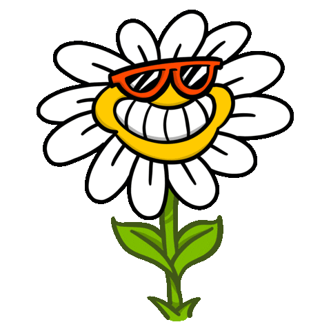 Happy Flowers Sticker