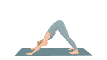 White Christmas Yoga Sticker by Yagom