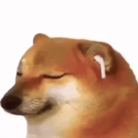 Vibing Shiba Inu GIF