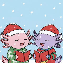 Merry Christmas Singing GIF