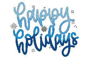 Art Happy Holidays Sticker