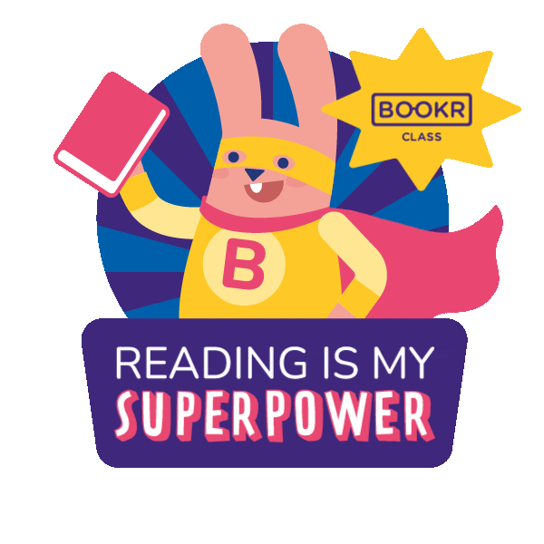 Books Reading Sticker by BOOKR Kids