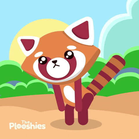 Red Panda Dancing GIF by The Plooshies