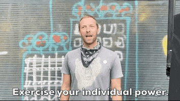 Chris Martin Every Vote Counts GIF by Global Citizen