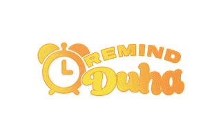 Reminder Duha Sticker by Muslimah Millionaire