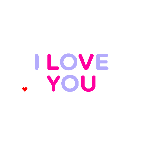 I Love You Sticker