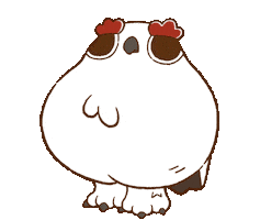 Rock Ptarmigan Hello Sticker