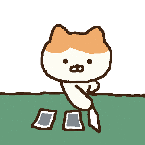 Card Game Cat GIF by LINE FRIENDS