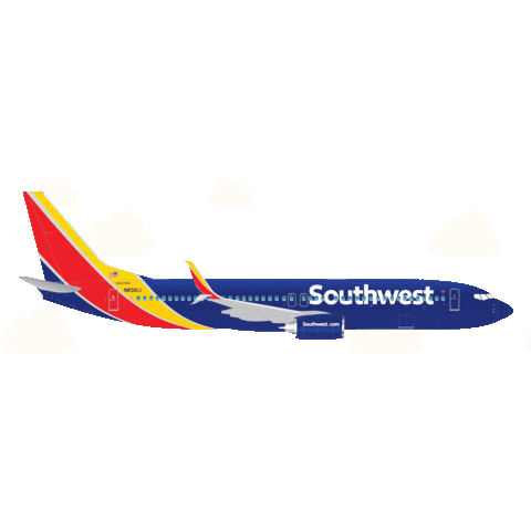 Flying Taking Off Sticker by Southwest Airlines