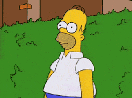 Disappear Homer Simpson GIF